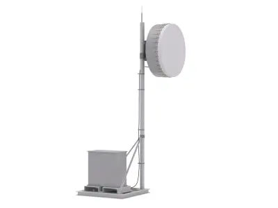 Mobile Antenna v2 3D model