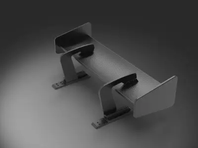 Spoiler bodykit auto 3D model