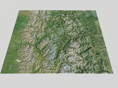 Gates of the Arctic National Park 3D model