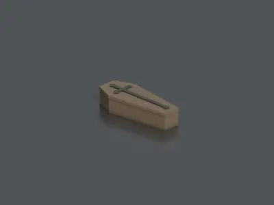 Free Demo of Low Poly Fantasy Scary Creepy Dark Halloween Free low-poly 3D model