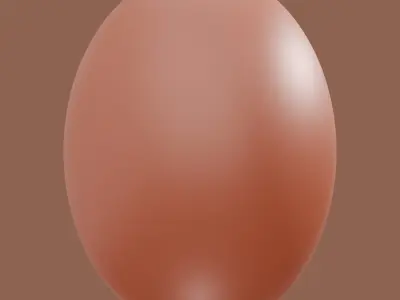 Egg 3d model 3D model purchase