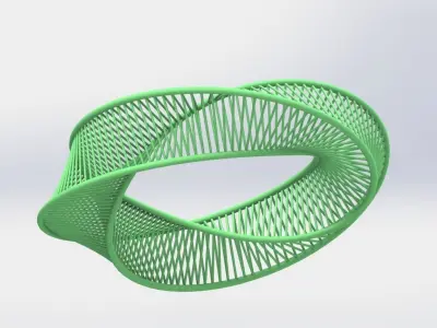 mobius bracelet 3D model