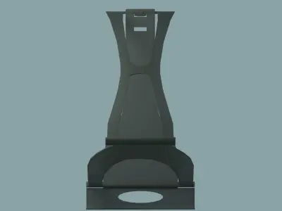Phone stand Low-poly 3D model