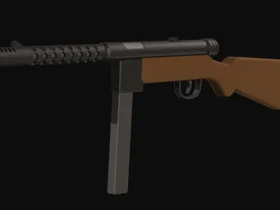 Beretta 3849 Low Poly Low-poly 3D model