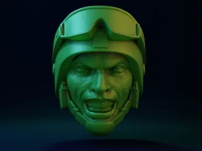 2 Operator Head 3D print model