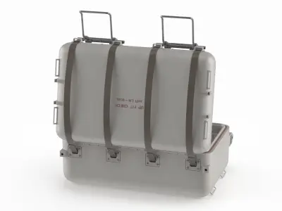 Apollo Lunar Sample Return Container Open 3D model