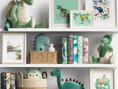 Kids Room Decor 55 3D model