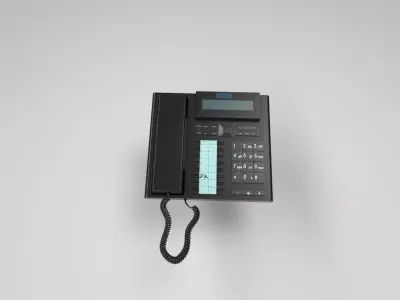 Telephone Low-poly 3D model purchase