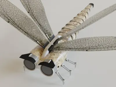 Dragonfly drone 3D model