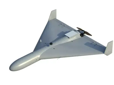 Lucas Flm 136 attack drone 3D model