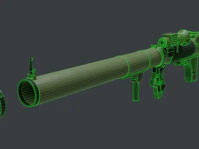M79 Osa Rocket Launcher 3D model