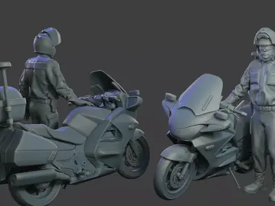 Honda ST 1300 police HSTP1 003 3D print model