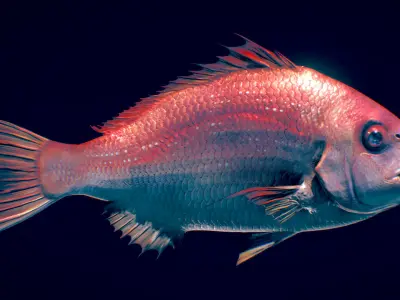  Red Seabream 3D model