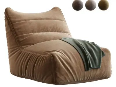 Levi Bean Bag Chair 3D model