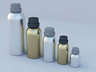 Perfume container Low-poly 3D model