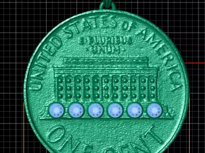 United States Lincoln Memorial  3D print model