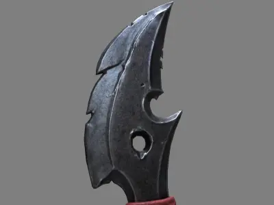 Dagger Low-poly 3D model Low-poly 3D model
