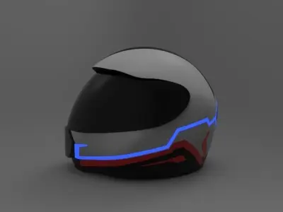Tron Helmet 3D model purchase