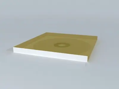 CD With cover Free 3D model
