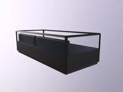 Floor fridge Low-poly 3D model