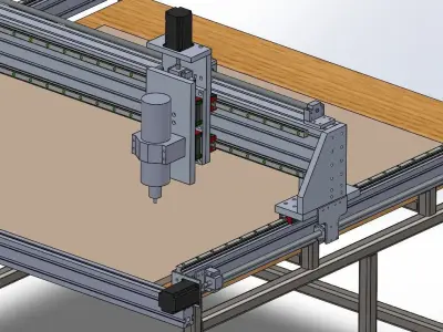 CNC Router - 1500x1500mm 3D model