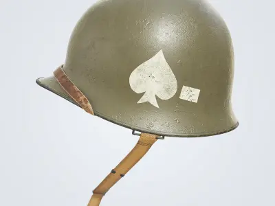 Combat Helmet USII Low-poly 3D model
