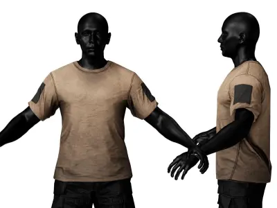 BORN PRIMITIVE RANGE SHIRT 3D model