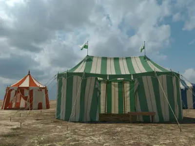 Tents 3D model