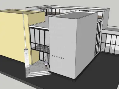 Rietveld pavilion- Venice Biennale-Dutch-1953 3D model