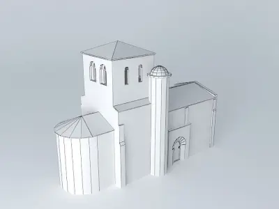 Chapel Our Lady of the Valley Free 3D model
