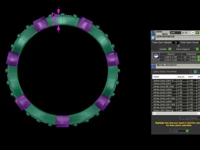 Dainty Antique Infinity Band Ring 3D print model