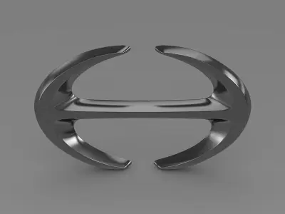 hino logo 3D model by Sergey