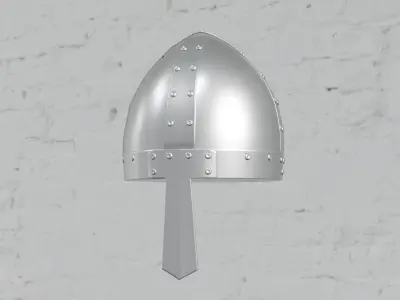 Medieval Norman Helm 3D model