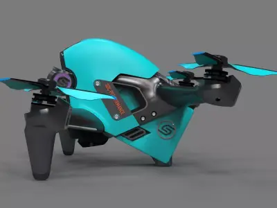 DJI drone fpv 3d model 3D model