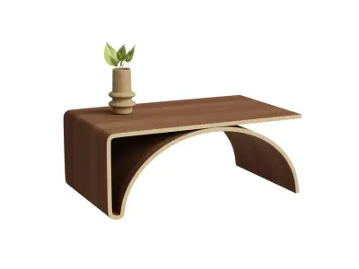 Kaari coffee table- modern living room furniture Free 3D model