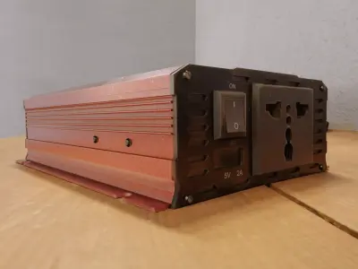 Solar Power Inverter Free low-poly 3D model