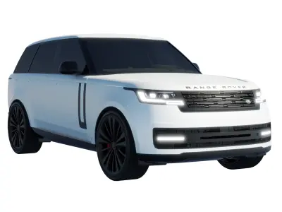 Car Rigged - Range Rover 3D model