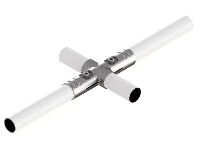 PIPE FITTINGS-PIPE LINEAR CONNECTION 3D model