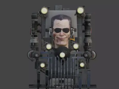 gman SKIBIDI 3D model