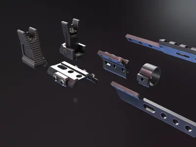 Fusion Micro Hub Low-poly 3D model