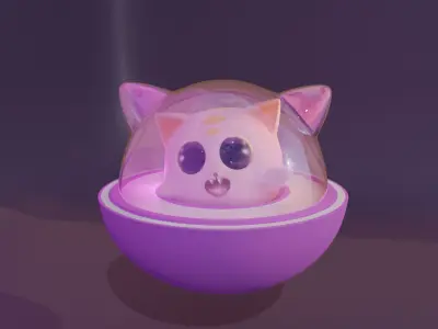 Cat - Blender Free low-poly 3D model