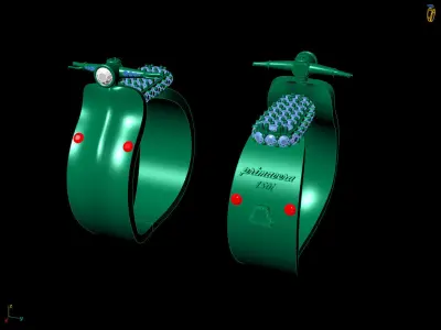 RING VESPA MOTORBIKE 3D print model