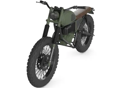 Motorcycle 3D model 9