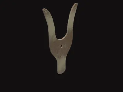 Medieval Spool V02 Low-poly 3D model