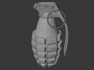MK2 Grenade 3D model