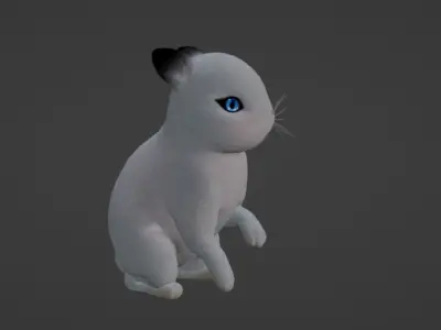 Rabbit Low-poly 3D model purchase