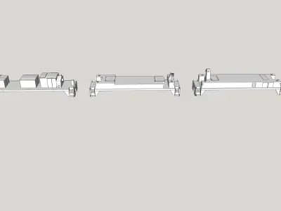 Indiana Harbor Belt Slugs HO and N 3D print model