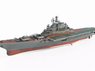 Modern Weapon Aircraft Carrier 3D model