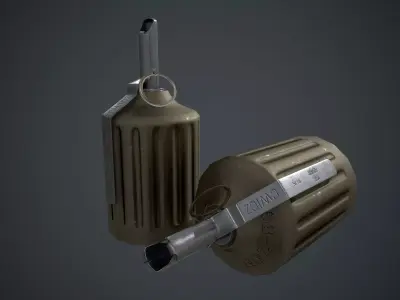 RGZ 89 Hand Grenade Polish  Low-poly 3D model