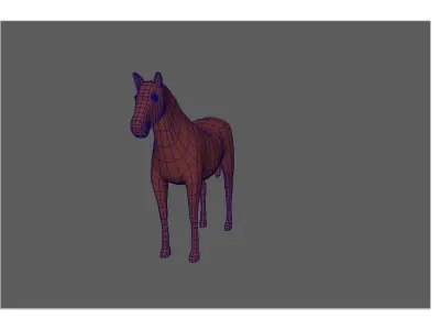 horse Free low-poly 3D model purchase